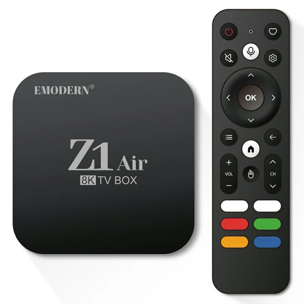 EMODERN Z1 AIR 2+16GB Android 15.0 TV Box 8K Ultra HD 2.4G  /  5G WiFi Bluetooth-compatible Voice Remote - Black - 2