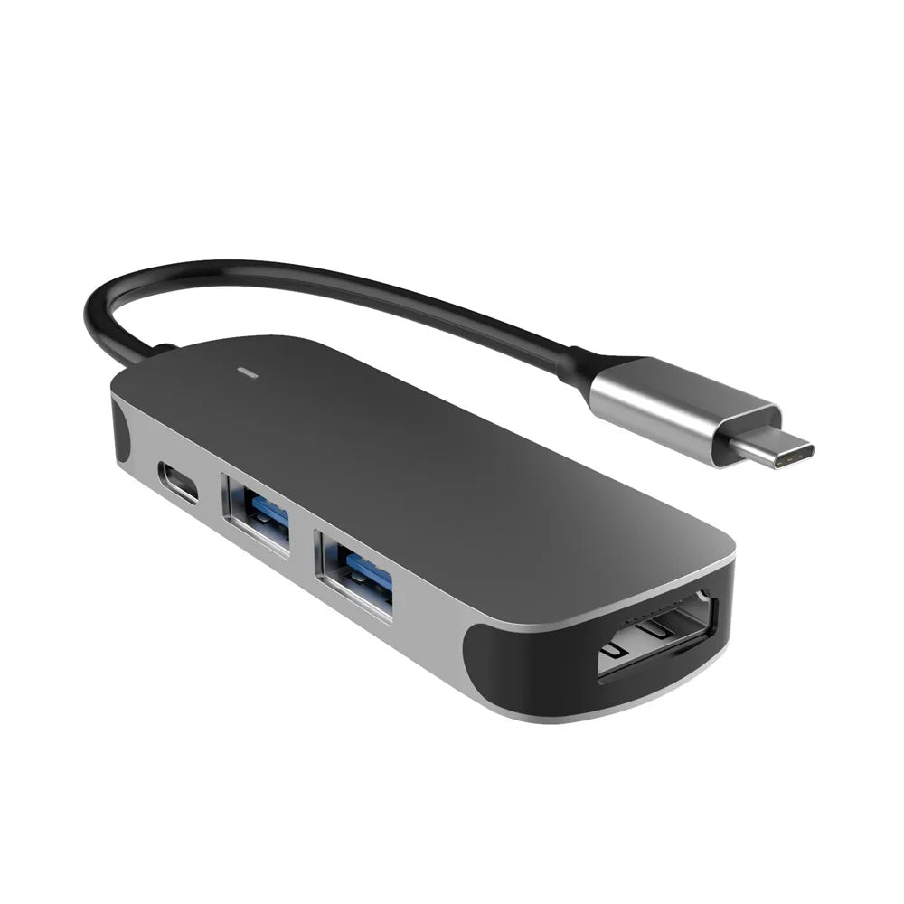 SEEWEI 4-IN-1 Type-C HUB TYPE-C to USB3.0+USB2.0+HD+Type-C Multi-function HUB - 2