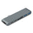 Dual USB-C Hub Type-C to Thunderbolt 3 + Type-C + 4K HD + USB 3.0 x 2 + SD + MicroSD Card Reader Adapter - Dark Grey - 2