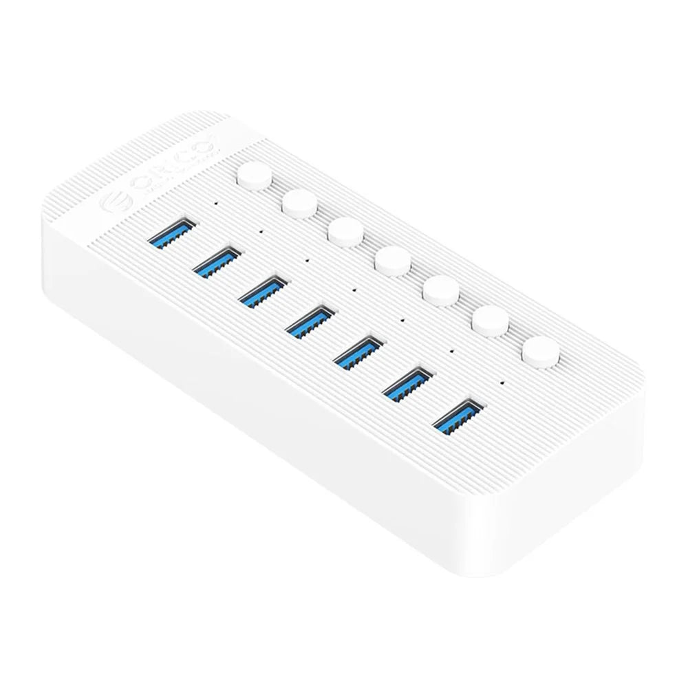 ORICO CT2U3-7AB ABS Multi-port USB3.0 HUB with Individual Switches - 1