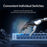ORICO AT2U3-7AB Aluminum Alloy + PC USB3.0 Multi-port HUB with Individual Switches - 6