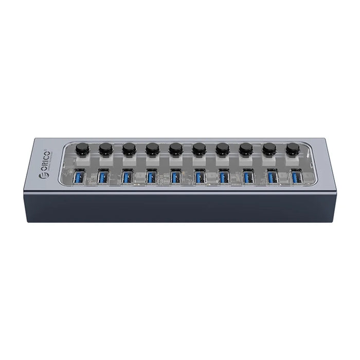 ORICO AT2U3-10AB Aluminum Alloy + PC USB3.0 Multi-port HUB with Individual Switches - 3