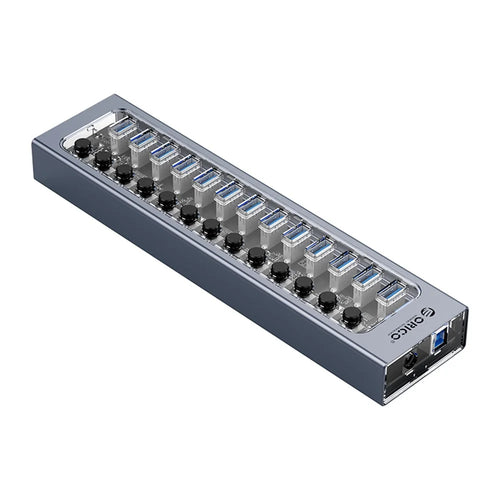 ORICO AT2U3-13AB Aluminum Alloy + PC USB3.0 Multi-port HUB with Individual Switches - 1