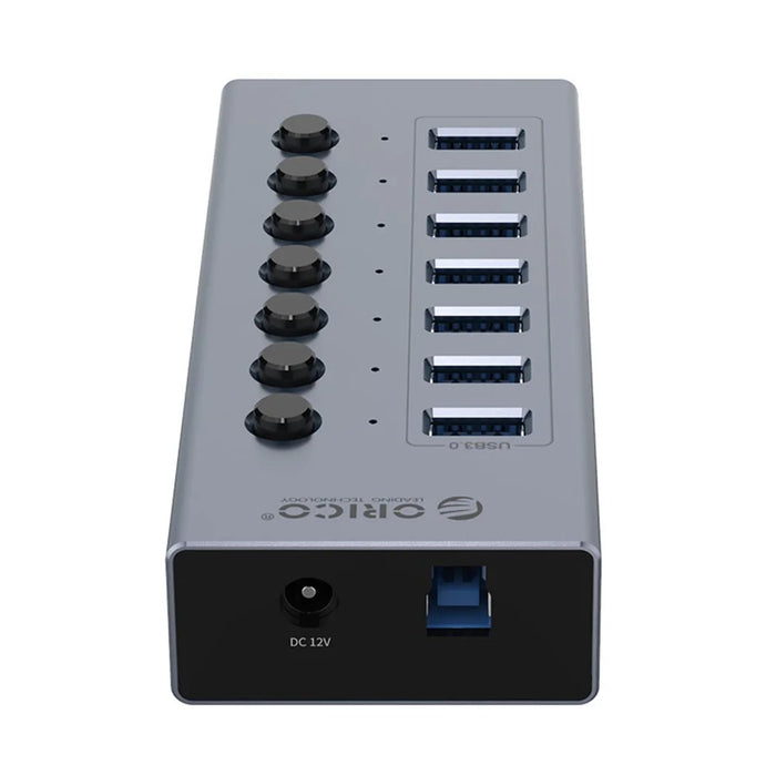 ORICO BT2U3-7AB Aluminum Alloy Multi-port HUB with Individual Switches - 3