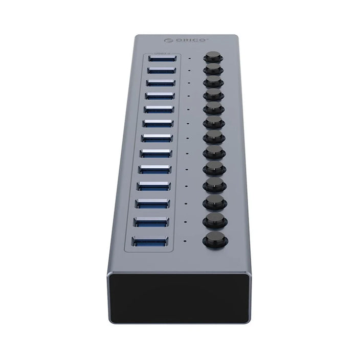 ORICO BT2U3-13AB Aluminum Alloy Multi-port HUB with Individual Switches, US Plug - 3