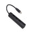 JW-331 USB-C Splitter Type-C 3.1 HUB Dock Adapter with 4-Port Type-C HUB USB 3.0 - Black - 3