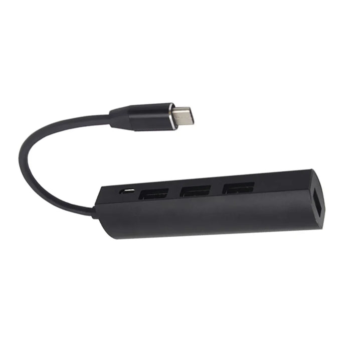 JW-331 USB-C Splitter Type-C 3.1 HUB Dock Adapter with 4-Port Type-C HUB USB 3.0 - Black - 5