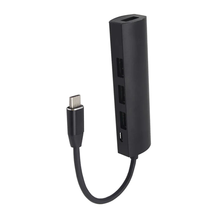 JW-331 USB-C Splitter Type-C 3.1 HUB Dock Adapter with 4-Port Type-C HUB USB 3.0 - Black - 6