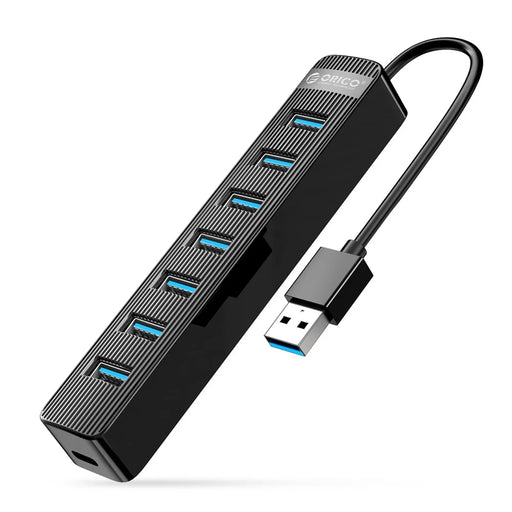 ORICO TWU3-7A-BK 7-Port USB3.0 HUB with Type-C Power Supply Port - 1