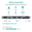 6-in-1 Type C Hub Adapter + 2*USB 3.0 + PD + SD/TF Card Reader Docking Station - Grey - 5