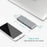 6-in-1 Type C Hub Adapter + 2*USB 3.0 + PD + SD/TF Card Reader Docking Station - Grey - 6