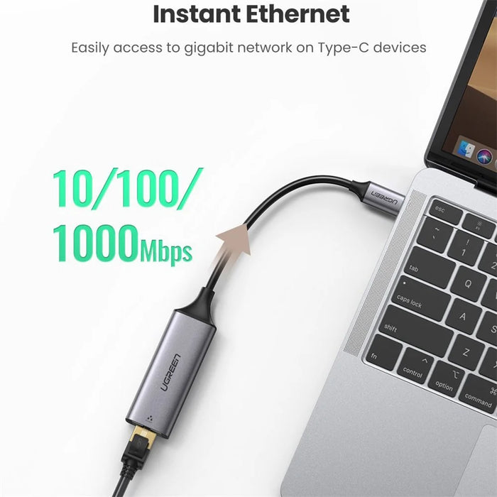 UGREEN USB C to Gigabit RJ45 Ethernet Adapter Type C to Lan RJ45 Network Card for MacBook iPad Pro - 2