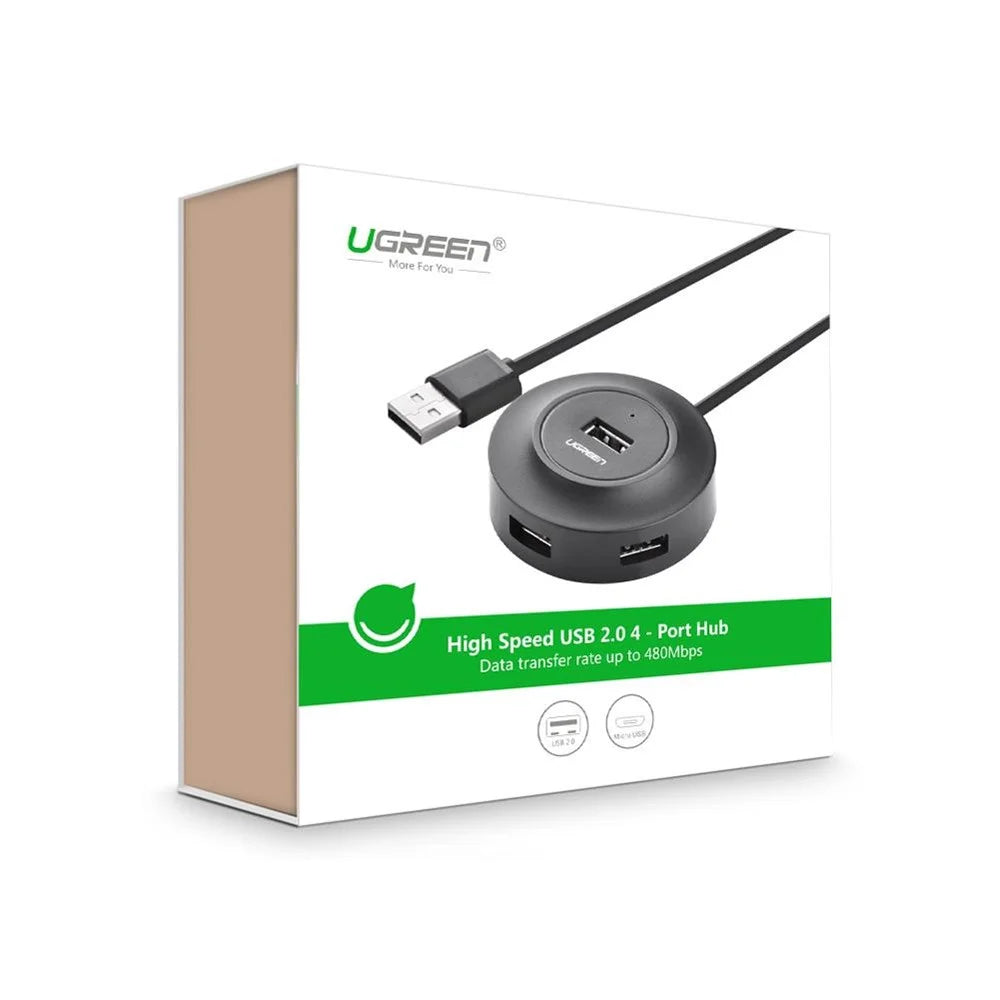 UGREEN 20277 4 Ports USB 2.0 Hub 480Mbps Data Transfer Adapter - 7