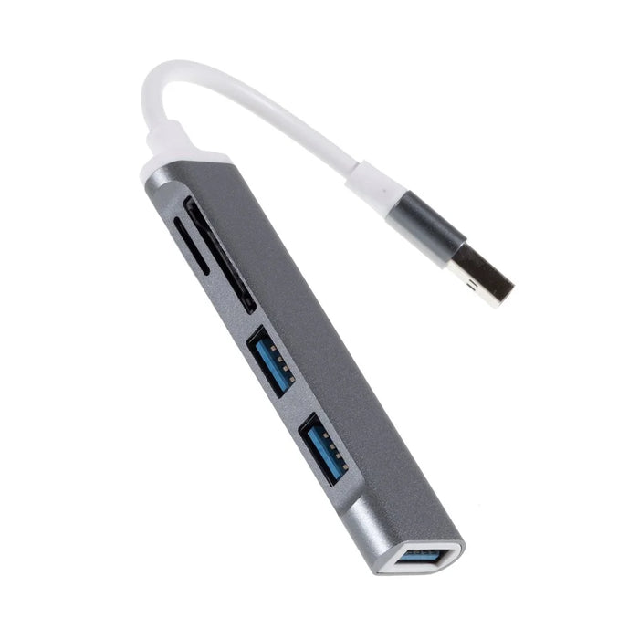 USB 3.0 5-in-1 Hub Splitter 3 x USB3.0 5Gbps High Speed Transmission TF SD Card Reader Adapter - 2