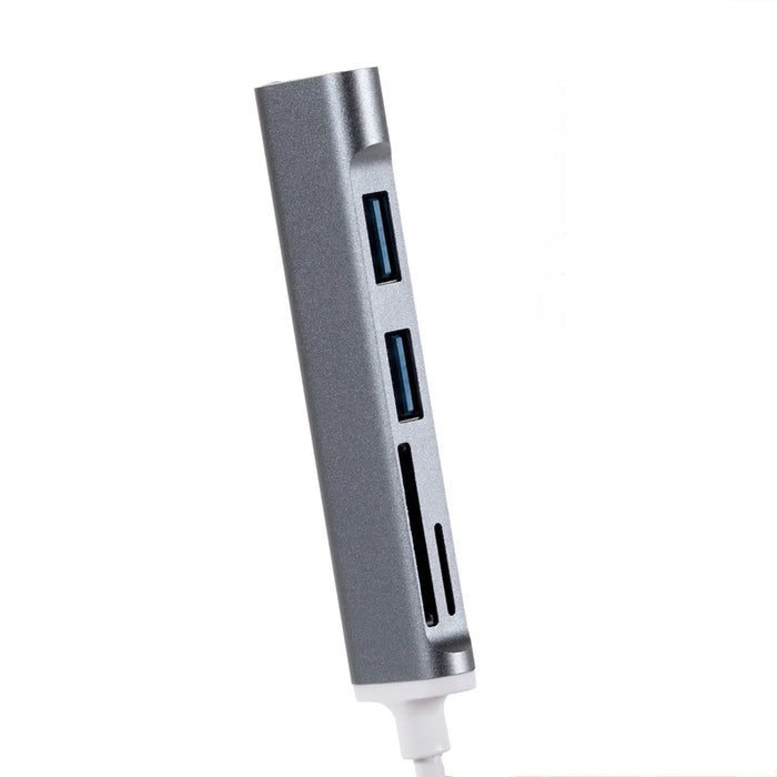 USB 3.0 5-in-1 Hub Splitter 3 x USB3.0 5Gbps High Speed Transmission TF SD Card Reader Adapter - 4