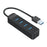 ORICO TWU3-4A Portable 4-Port USB Hub USB 3.0 Splitter Adapter for PC Computer - Black - 1