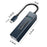 Type-C 5-in-1 Hub Splitter USB3.0 TF Memory Card Reader Adapter Docking Station for Phone Laptop - Black - 3