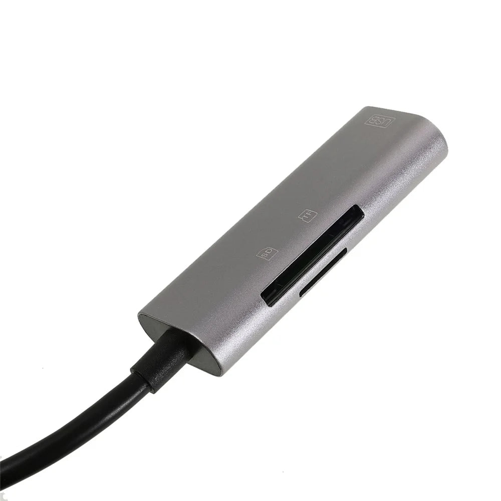 NK-3040 3-in-1 USB-C Hub USB3.0 TF Memory Card Reader OTG Adapter for Type-C Phone Tablet Laptop - 2