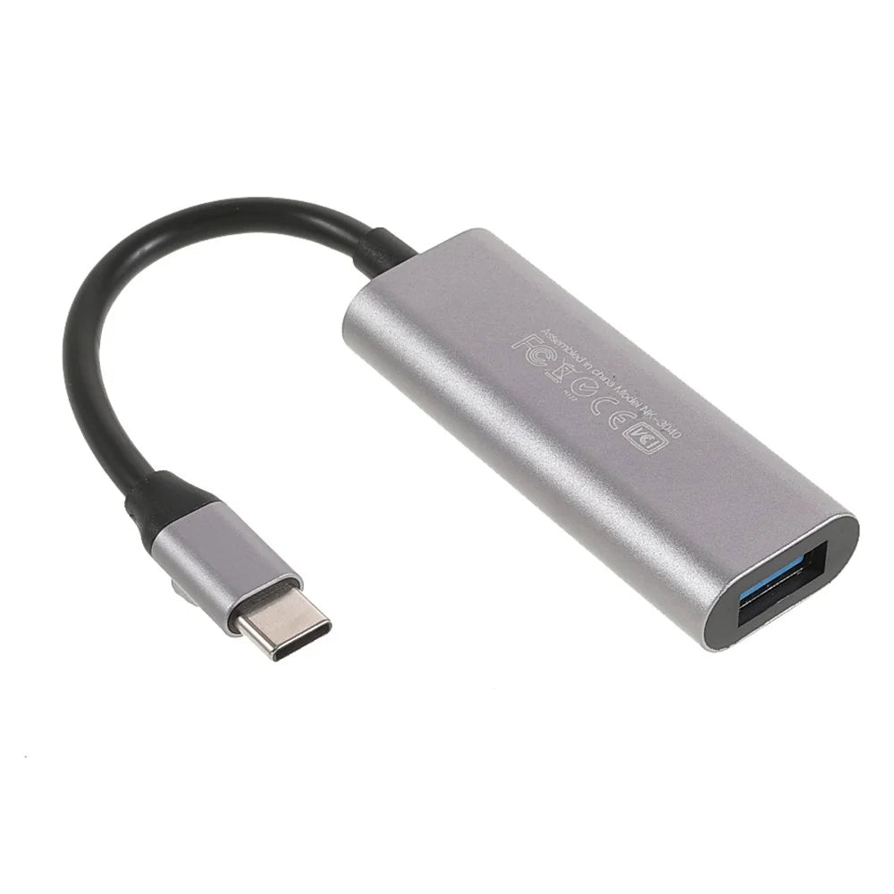NK-3040 3-in-1 USB-C Hub USB3.0 TF Memory Card Reader OTG Adapter for Type-C Phone Tablet Laptop - 5