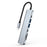 YG-2121 7 in 1 USB 3.1 Type-C Hub Adapter Data Synchronizer HD 4K 30Hz Multi-Port Docking Station with TD / TF / USB3.0 - 1
