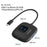 AMALINK AL-UC310 Portable 5Gbps Type-C to USB 3.0 4 Ports + PD 3.0 Hub - 2