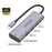 AMALINK AL-95126D 5 in 1 Type C Hub 76W Power Delivery 2x HD+USB 2.0 PD 3.0 Adapter for Mobile Phone Laptop - 3