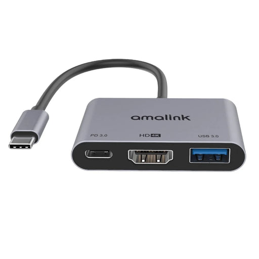 AMALINK AL-9175D Type C to HD + USB 3.0 + PD 3.0 Adapter Multi-port Hub - 1