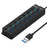 7-in-1 USB3.0 Hub High-speed 5GB / S 7-port Expander Adapter Multi USB Hub Splitter with Separate Button Switches - 1