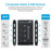 U2-040 USB 2.0 Switch Selector 4 USB Port Sharing 4 Devices for Keyboard Mouse Scanner Printer - 5