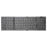 B089 Portable Tri-fold 81 Keys Bluetooth-Compatible Keyboard Home Office Wireless Keyboard with Numbers Area - Grey - 1