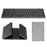 B089 Portable Tri-fold 81 Keys Bluetooth-Compatible Keyboard Home Office Wireless Keyboard with Numbers Area - Grey - 2