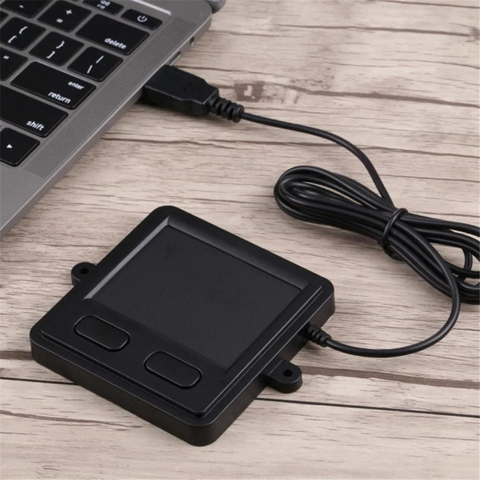 TP03 USB Wired Touchpad Plug and Play Portable Trackpad for Laptop Desktop PC - 2
