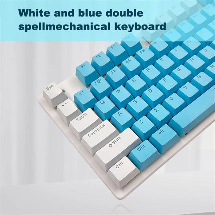 BIOJEE B87 Wired Mechanical Keyboard 87 Keys Gaming Keyboard Brown Switch Keyboard with Backlit for E-Sports - 4