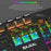 BAJEAL Wired 104 Keys Spanish Keyboard Backlit Computer Laptop Gaming Blue Switch Mechanical Keyboard - Black - 3