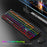 BAJEAL Wired 104 Keys Spanish Keyboard Backlit Computer Laptop Gaming Blue Switch Mechanical Keyboard - Black - 5