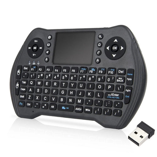 MT10 Backlight Keyboard USB 2.4G Air Mouse Wireless Keyboard with Touchpad for Smart TV, Windows, Notebook - 1