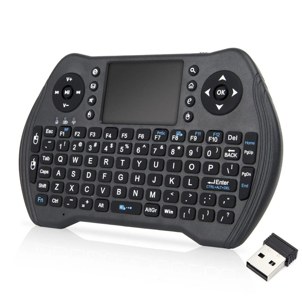 MT10 Backlight Keyboard USB 2.4G Air Mouse Wireless Keyboard with Touchpad for Smart TV, Windows, Notebook - 1