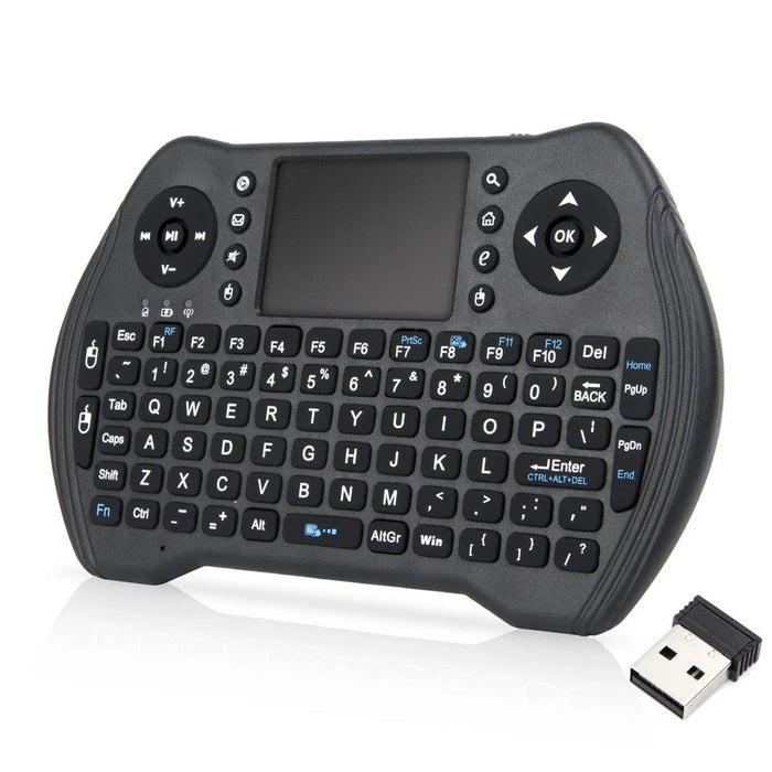 MT10 Backlight Keyboard USB 2.4G Air Mouse Wireless Keyboard with Touchpad for Smart TV, Windows, Notebook - 1