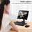 For Samsung Galaxy Z Fold5 5G / Z Fold4 5G / Fold3 5G / Fold2 5G / Fold 5G Keyboard Magnetic Folding Stand with Mouse Stylus Pen - Black - 2