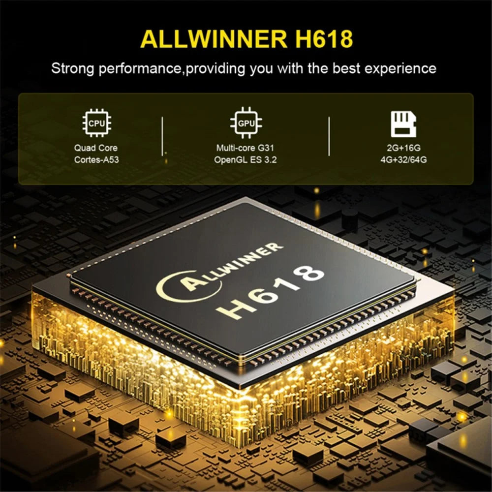HK1 RBOX-H8S 4K Ultra HD Smart TV Box Dual-band WiFi Android 12.0 TV Box (2GB+16GB) - US Plug - 3