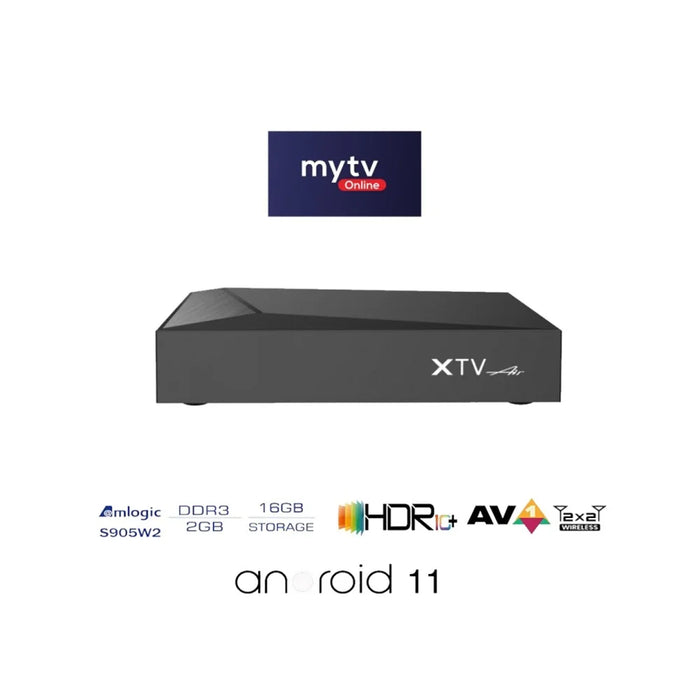 XTV Air HD 4K Android TV Box 2GB+16GB Network Set Top Box with Infrared Remote Controller - US Plug - 2