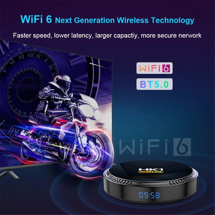 HK1 RBOX-H8-H618 2GB+16GB Mini Set-top Box Android 12 Ultra HD 4K Output TV Box Support 6K Video Decoding - US Plug - 5