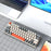 T-WOLF T60 USB Wired Gaming Keyboard RGB Backlit Mechanical Gaming Keyboard 63 Keys for Desktop PC - Mix Color - 3
