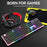 T-WOLF TF240 Wired Headphone Backlight Keyboard Mouse Set with Mouse Pad - 7