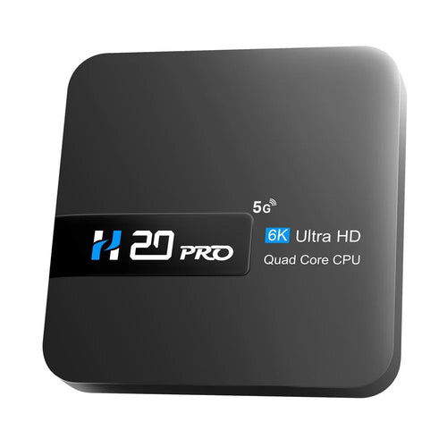H20 Pro 2+8GB Quad Core CPU H313 TV Box Dual Band WiFi 4K Ultra HD Player - 1