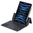 For iPad Air (2022)(2020) / iPad Pro 11 (2022)(2021)(2020)(2018) Bluetooth-compatible Keyboard Tablet Stand Leather Case - Black - 3