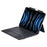 For iPad Air (2022)(2020) / iPad Pro 11 (2022)(2021)(2020)(2018) Bluetooth-compatible Keyboard Tablet Stand Leather Case - Black - 1