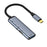 USB-C Hub Adapter Type-C to 2xUSB +Type-C+3.5mm Jack+ PD 100W Dock Station - 1
