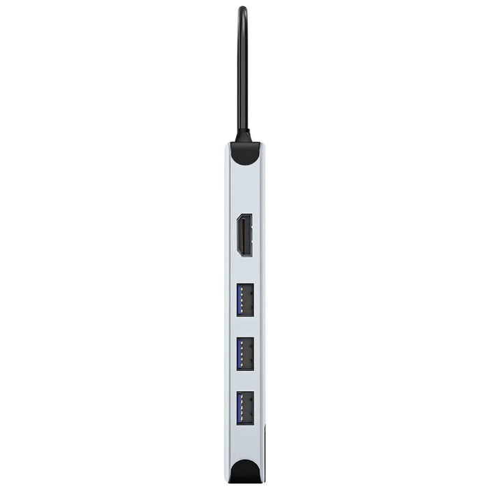 BENWIS MP-HUB-3 12-in-1 Type-C Hub 4K 30Hz HD Video Network USB Multi-Port USB-C Adapter - 7