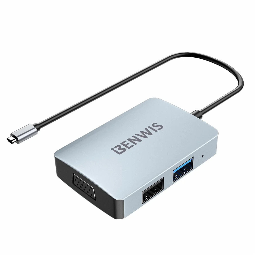 BENWIS MP-HUB-1 5 in 1 USB-C Hub Docking Station Support PD 100W Fast Charging - 1